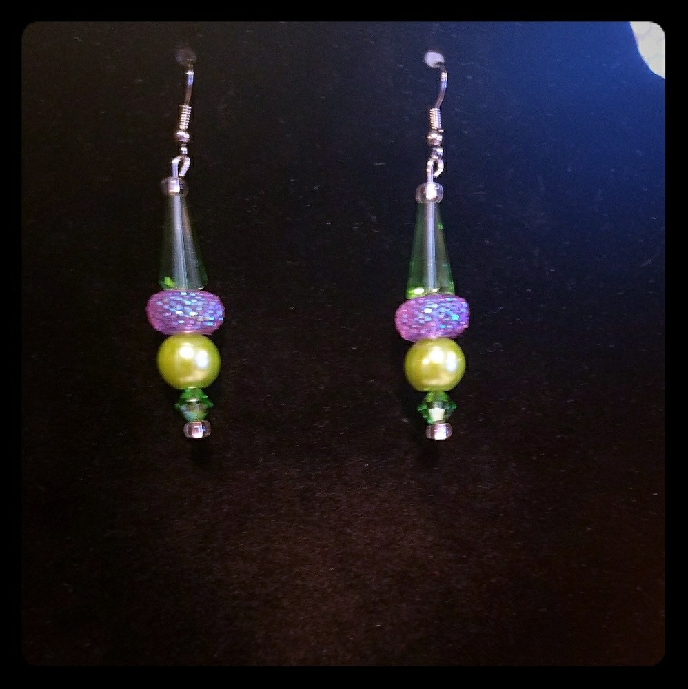 Handmade beaded earrings